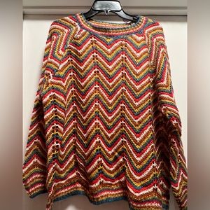 Womens Umgee sweater, great fall colors!